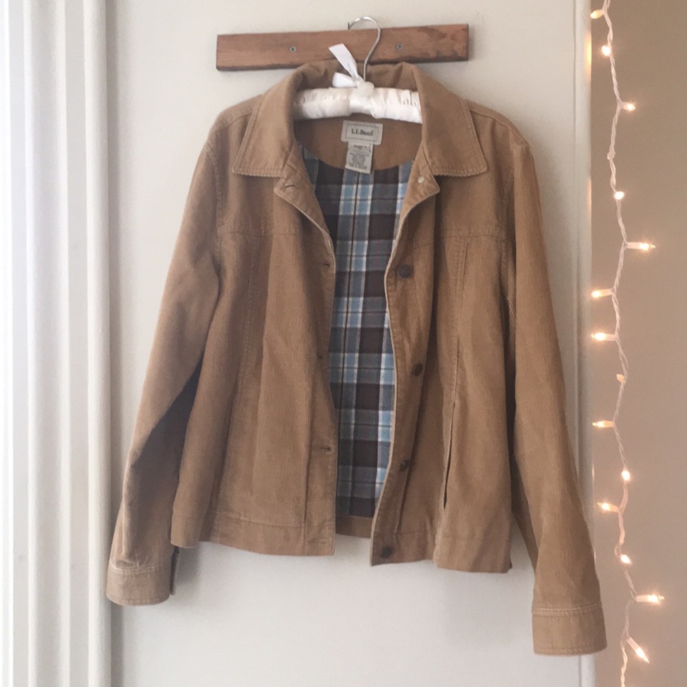 L.L.Bean Flannel-Lined Corduroy Jacket